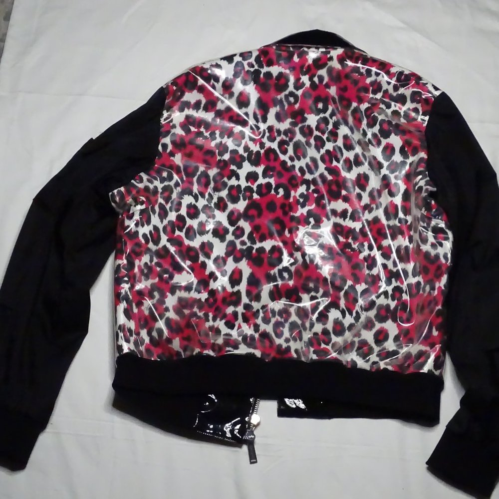 Authentic Dsquared2 Leopard Print Biker Jacket - image 4
